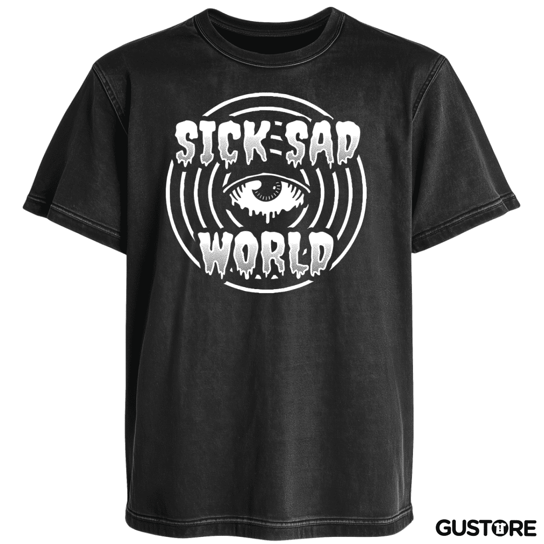 Polera desgastada Sick Sad World 