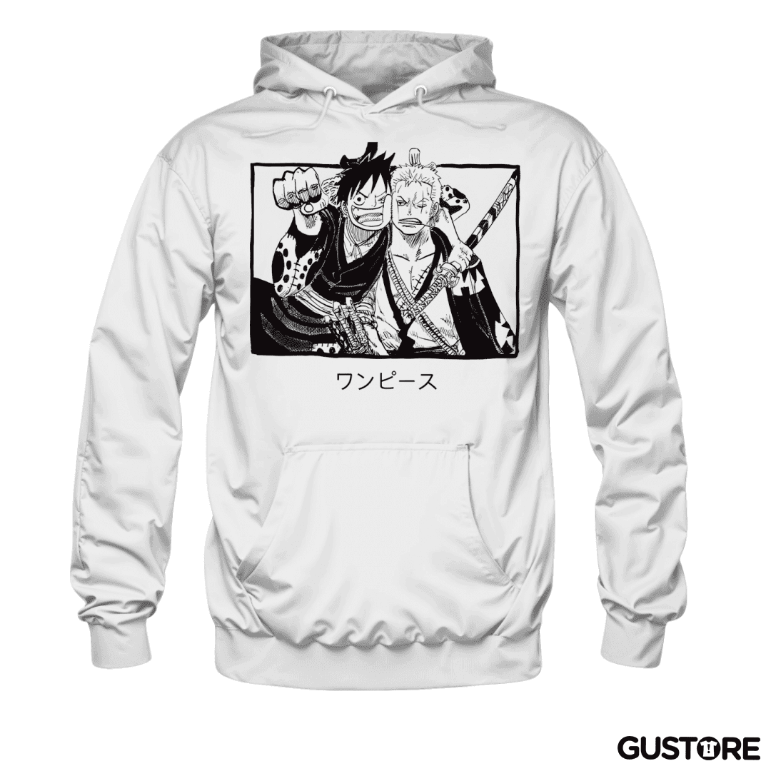 Polerón Canguro Luffy x Zoro
