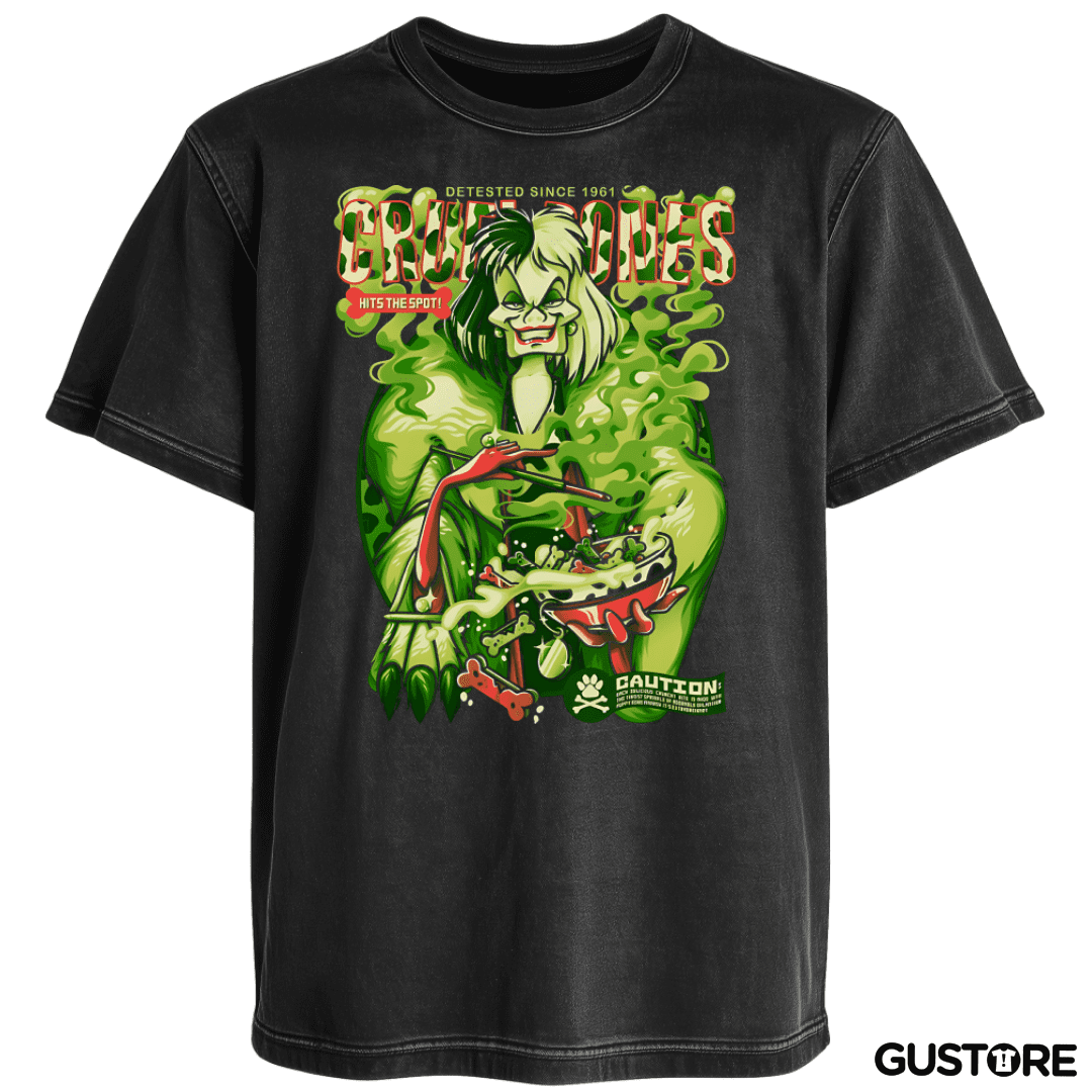 Polera desgastada Cruel Bones