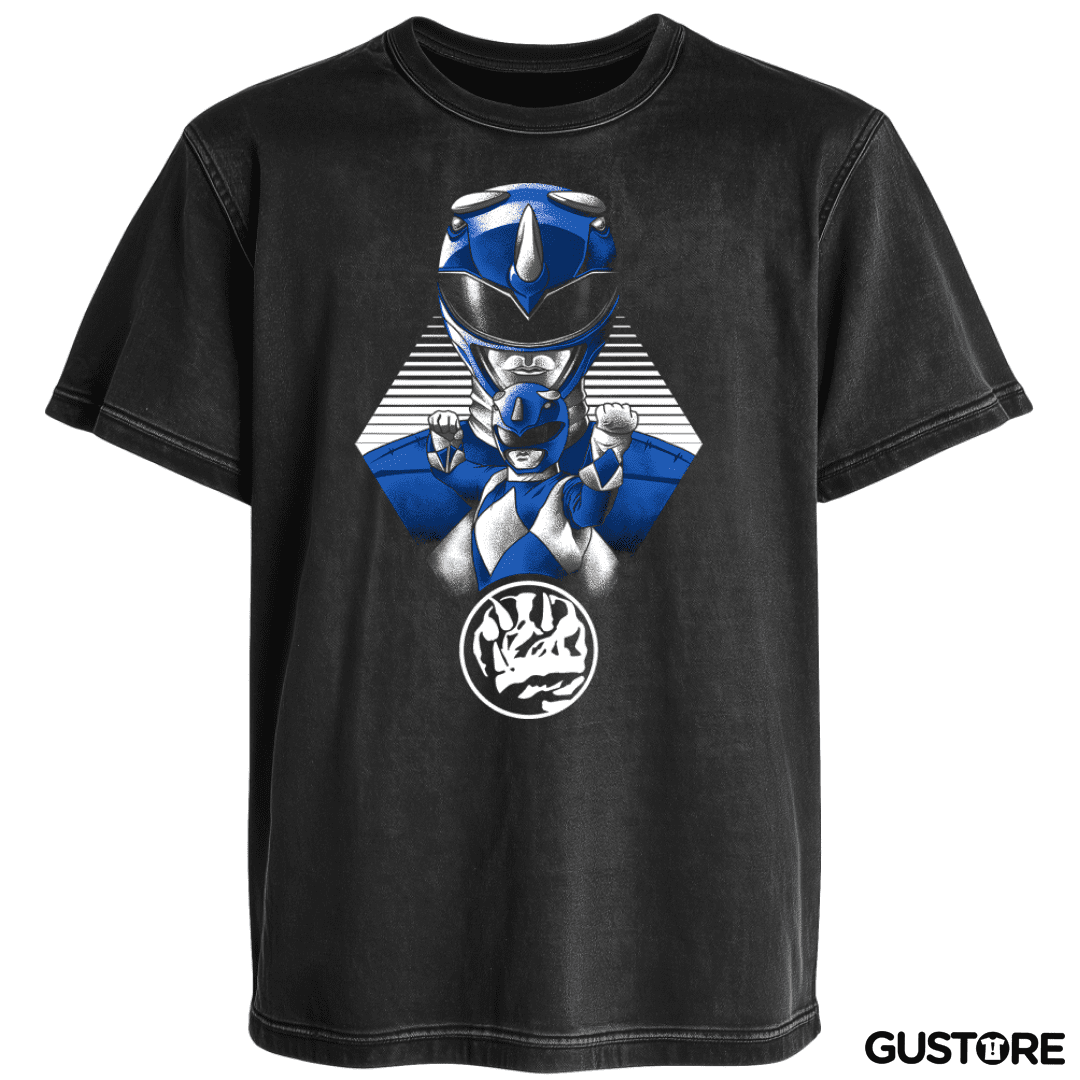 Polera desgastada Blue Ranger 