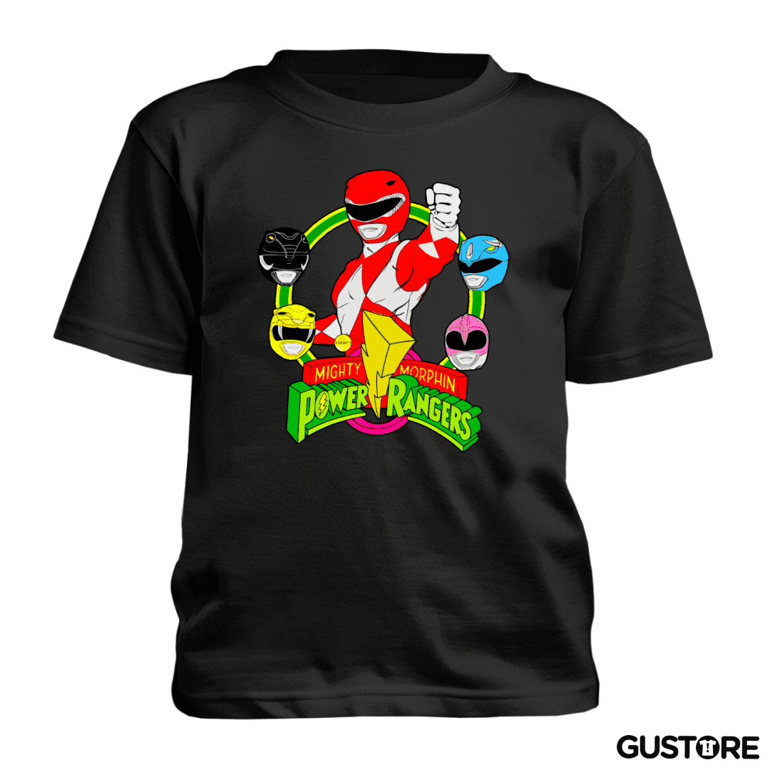Polera de niño Power rangers 