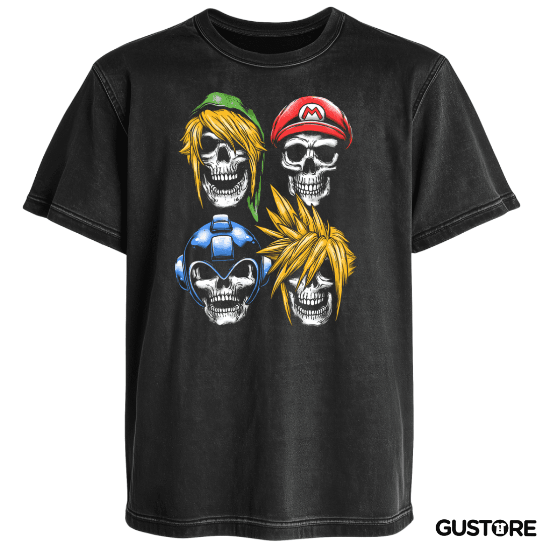 Polera desgastada Never Game Over 