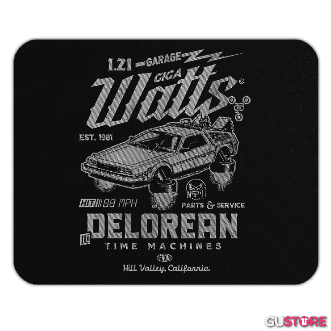 Mousepad Delorean Garaje