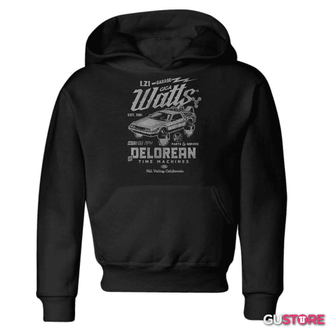 Poleron de niño Delorean Garaje