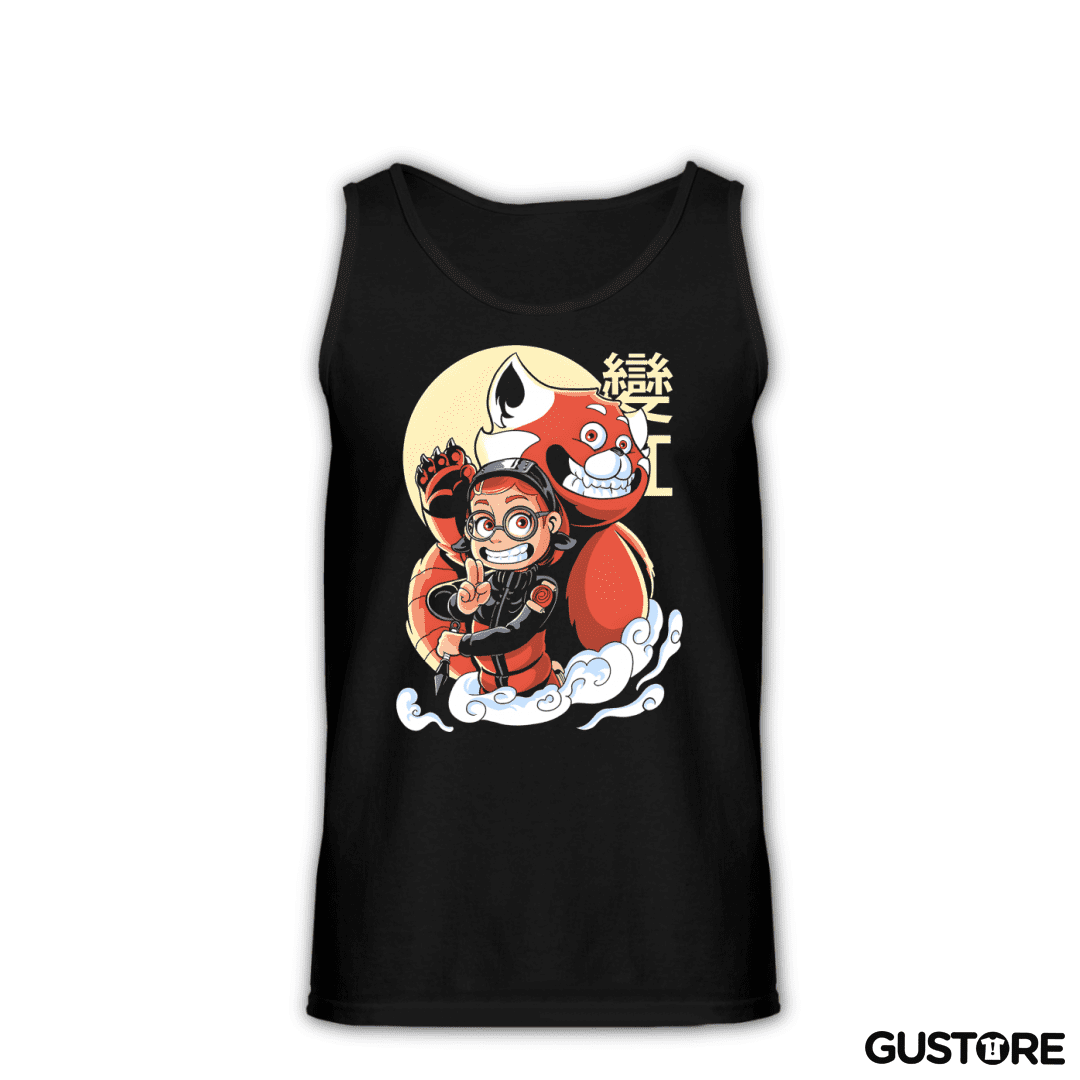 Sudadera Panda Rojo de Nueve Colas