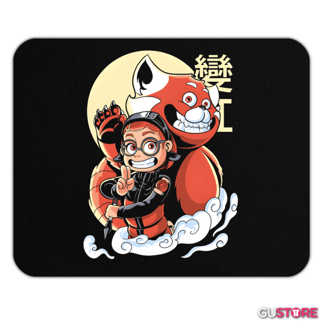 Mousepad Panda Rojo de Nueve Colas