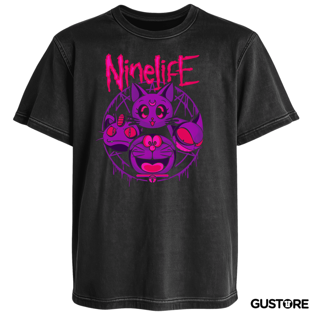Polera desgastada Nueve Vidas