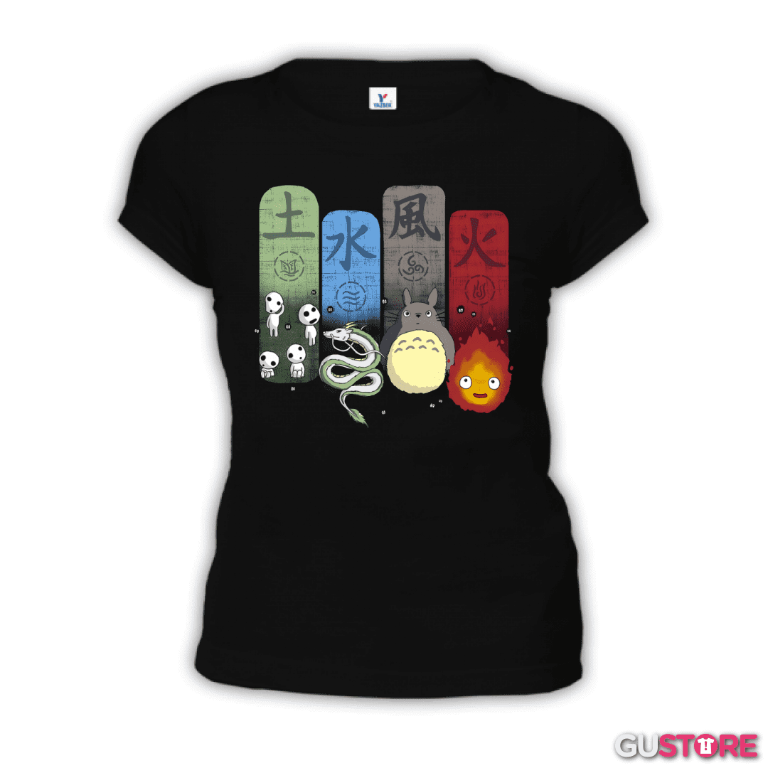 Polera de Mujer Ghibli Elements