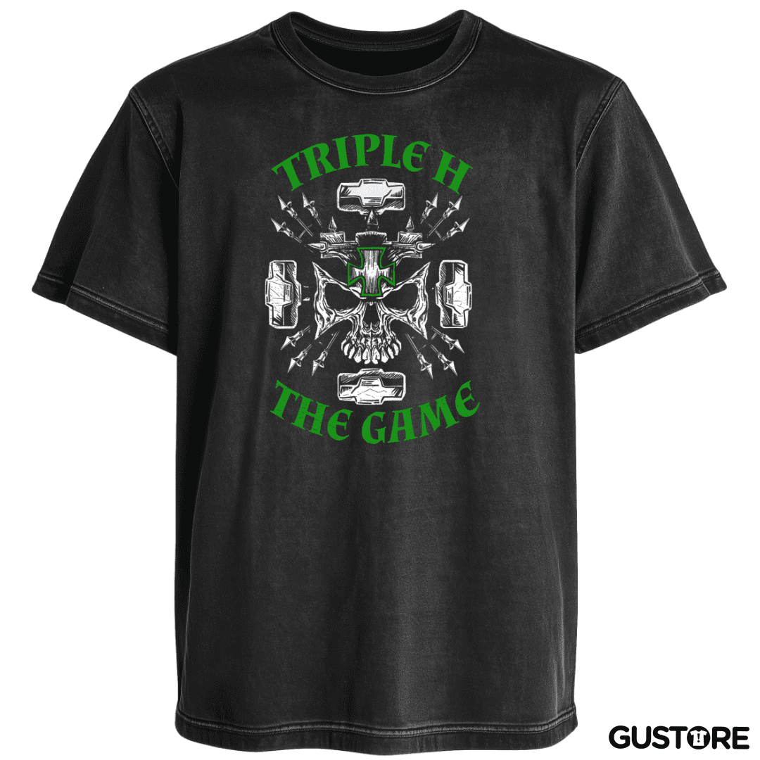 Polera desgastada Triple H