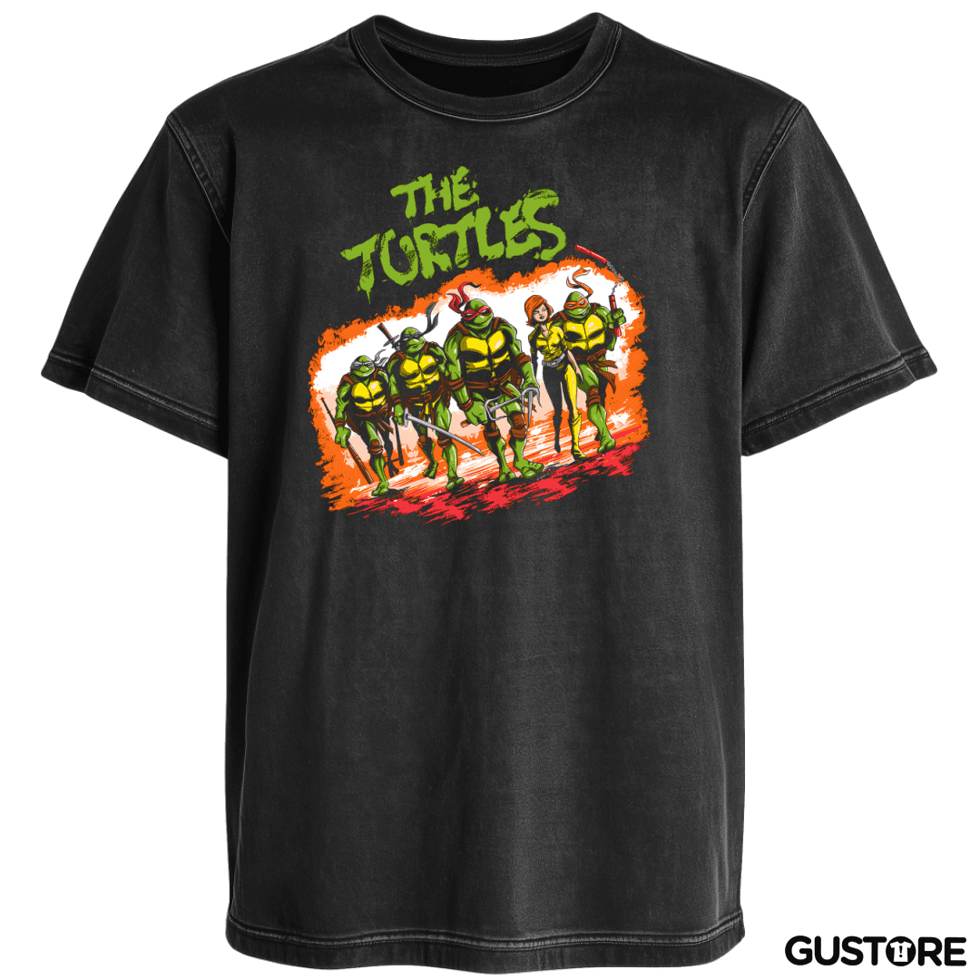 Polera desgastada The Turtles Warriors