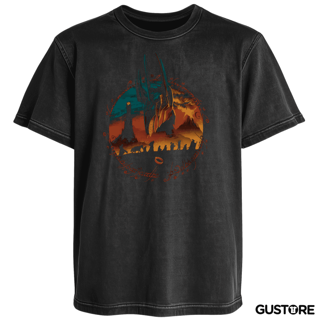Polera desgastada Montaña de Sauron