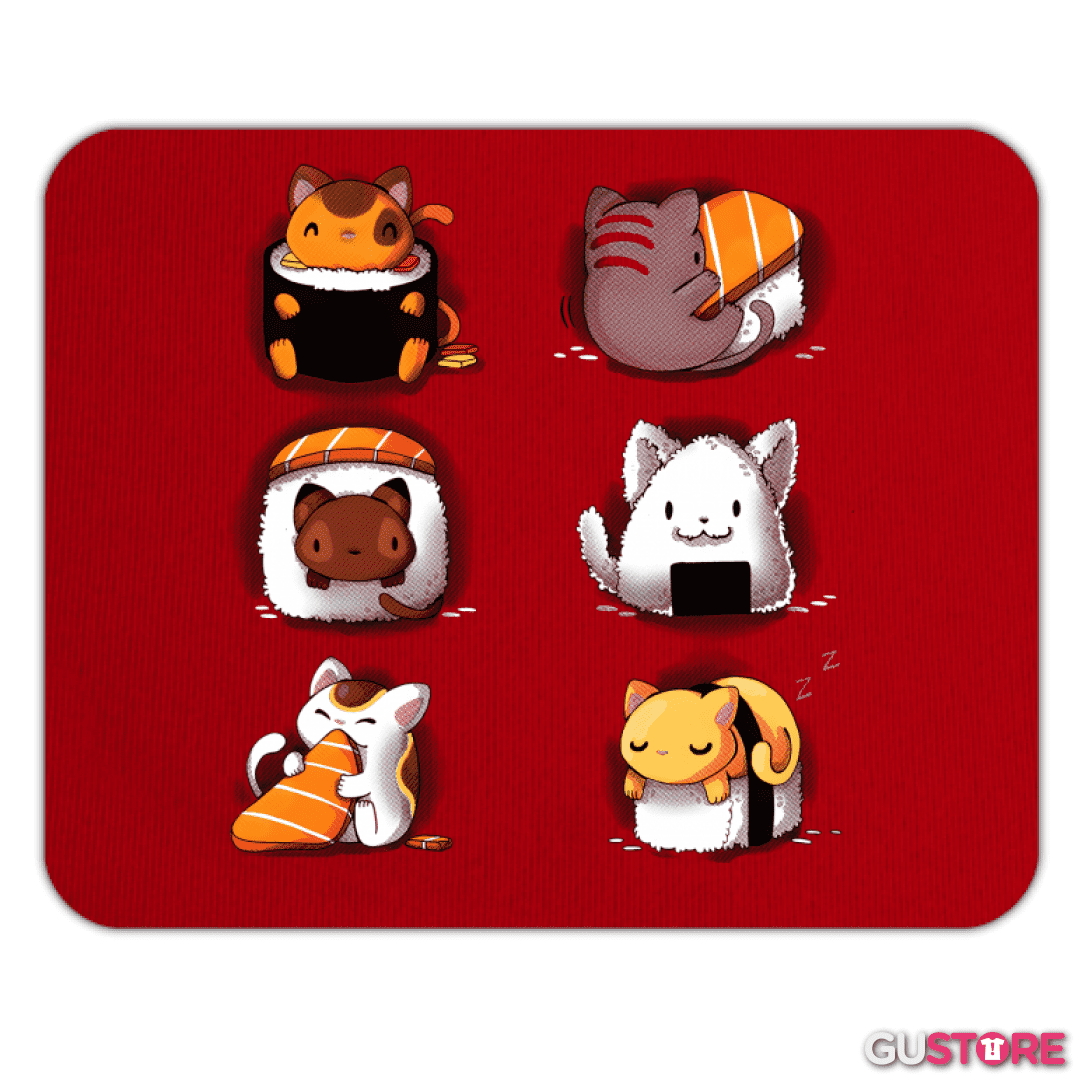 Mousepad Sushi Gatitos