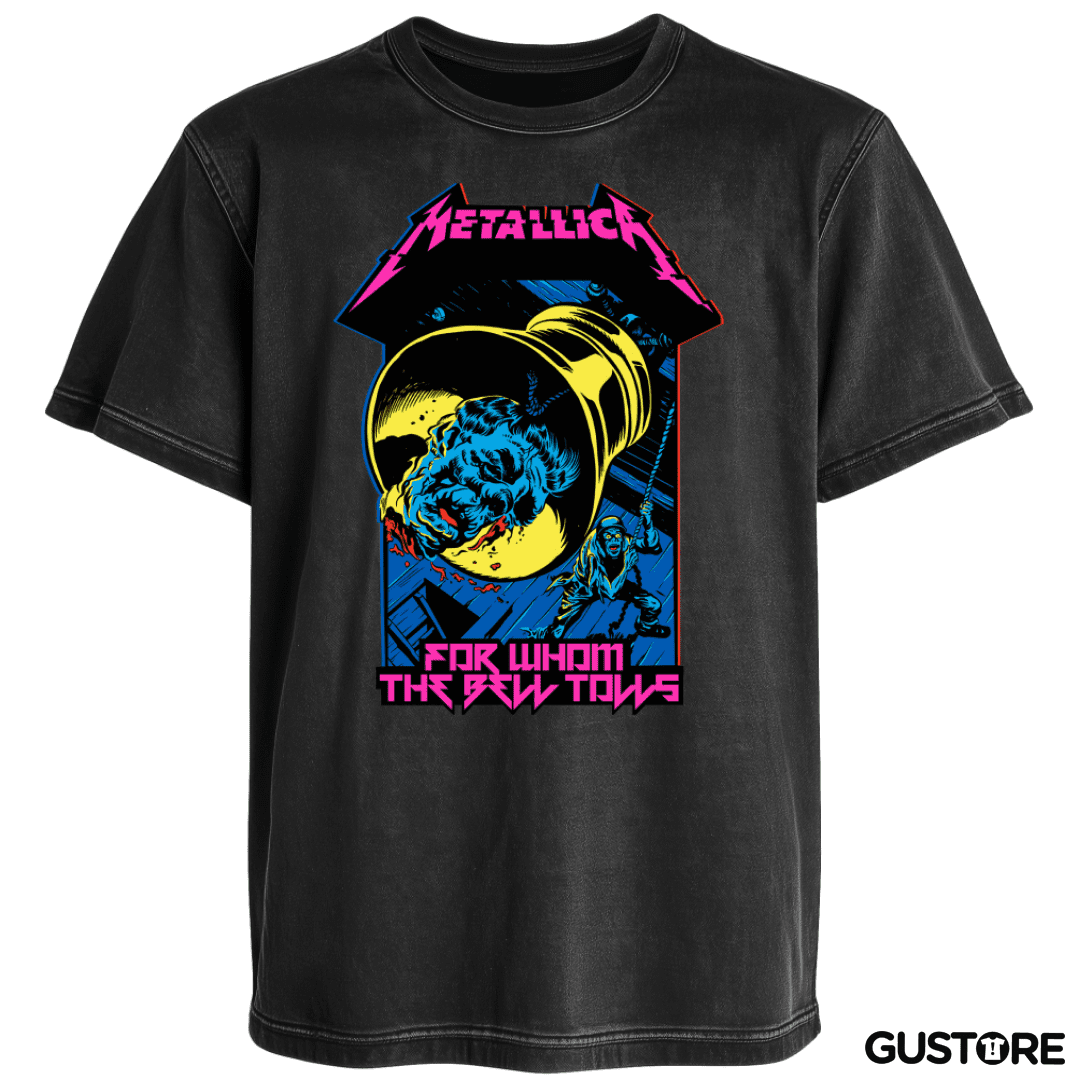 Polera desgastada For Whom The Bell Tolls