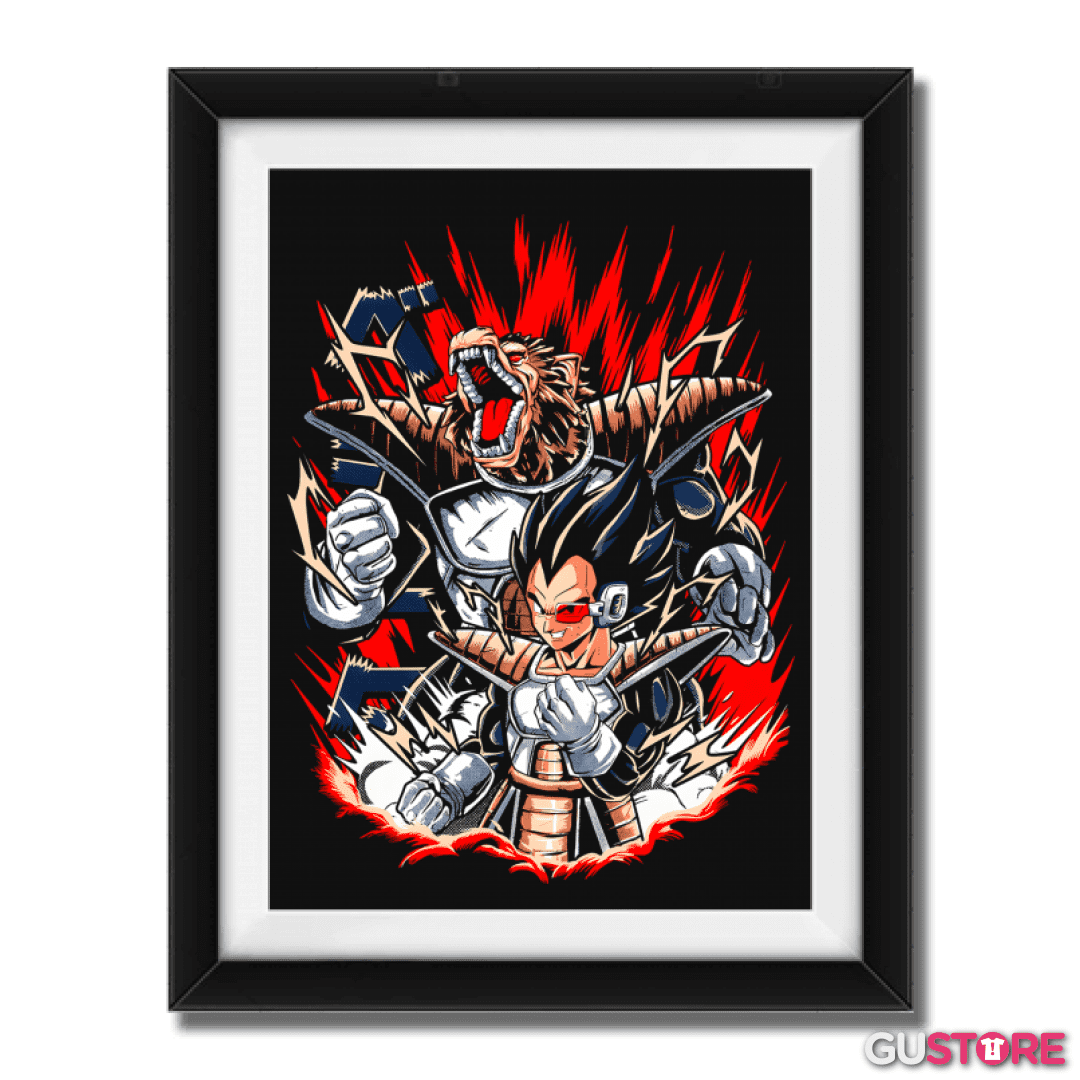 Cuadro decorativo Gran Príncipe Saiyajin