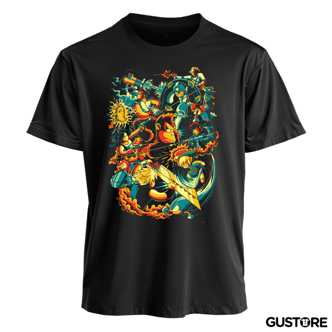 Polera Smash Bros ultimate