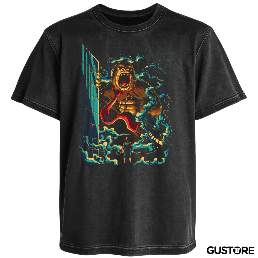 Polera desgastada D-Kong