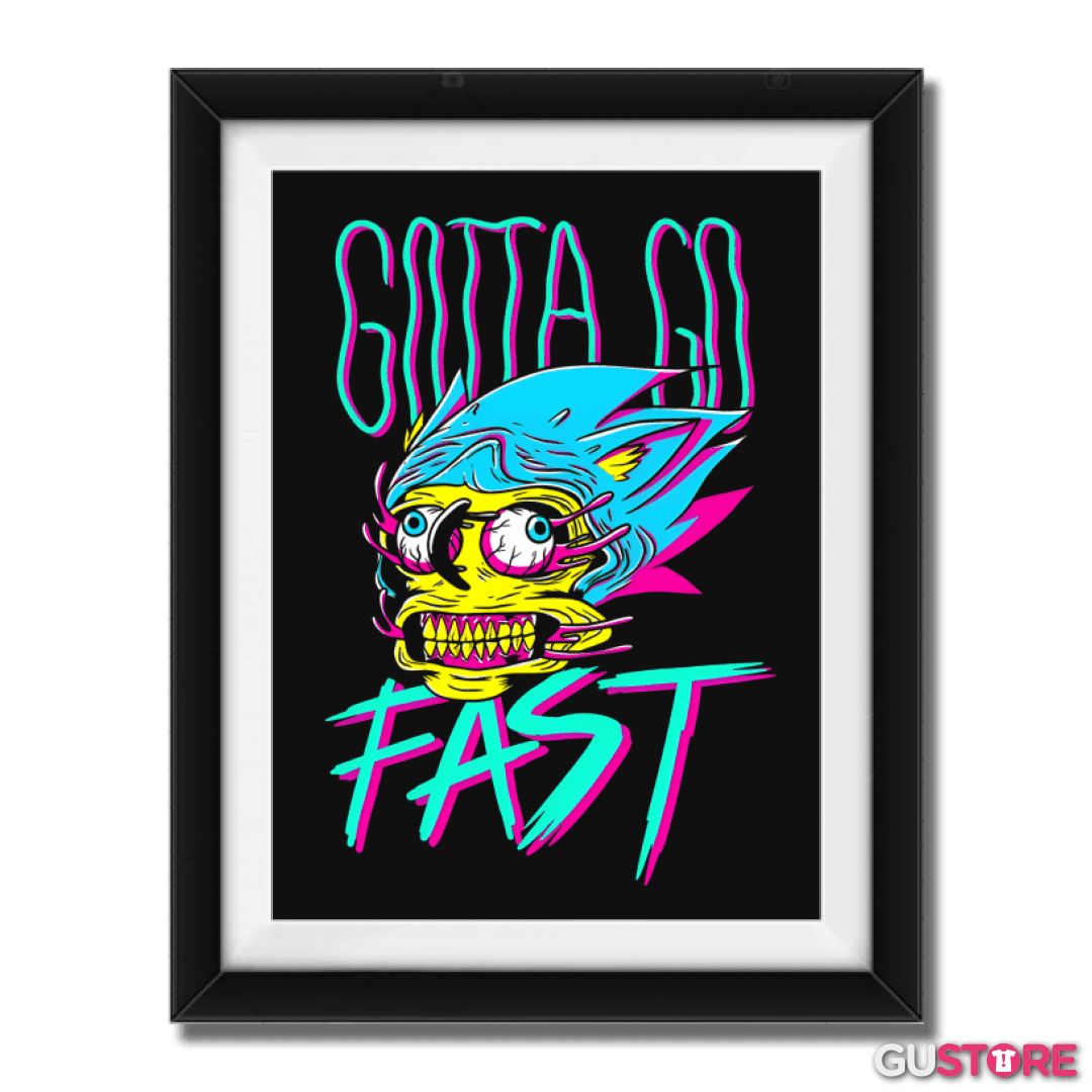 Cuadro decorativo Go Fast