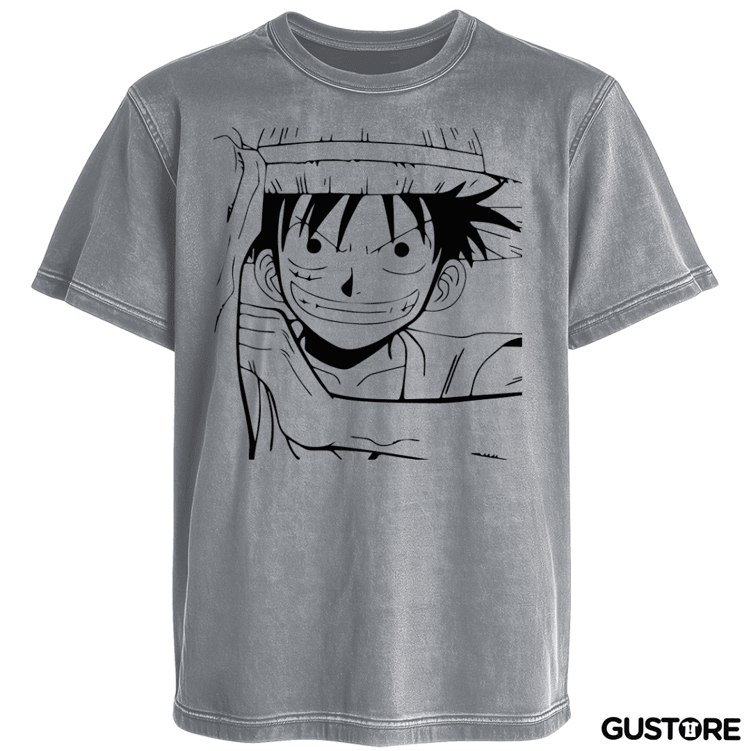Polera desgastada Luffy