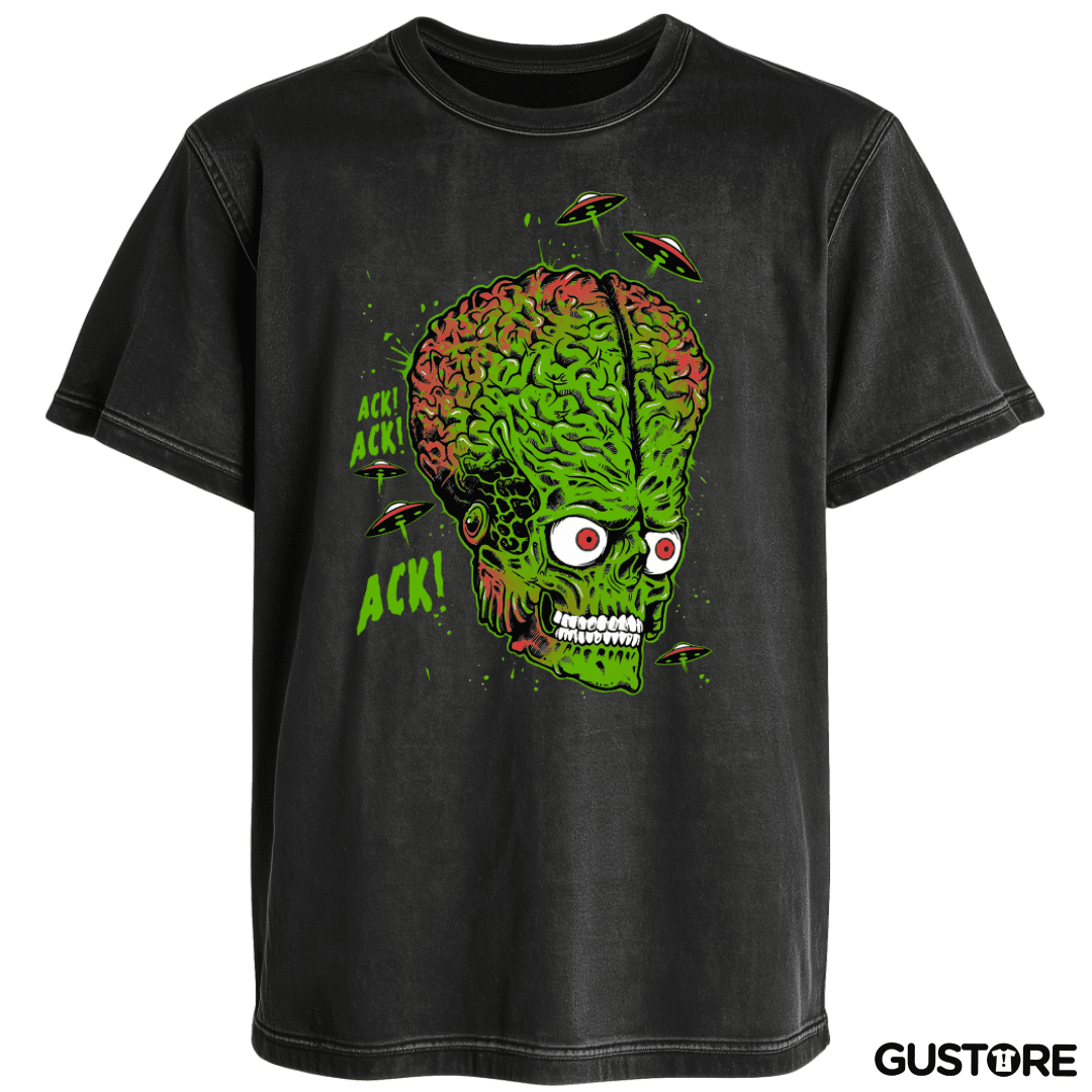 Polera desgastada Ack Ack Ack