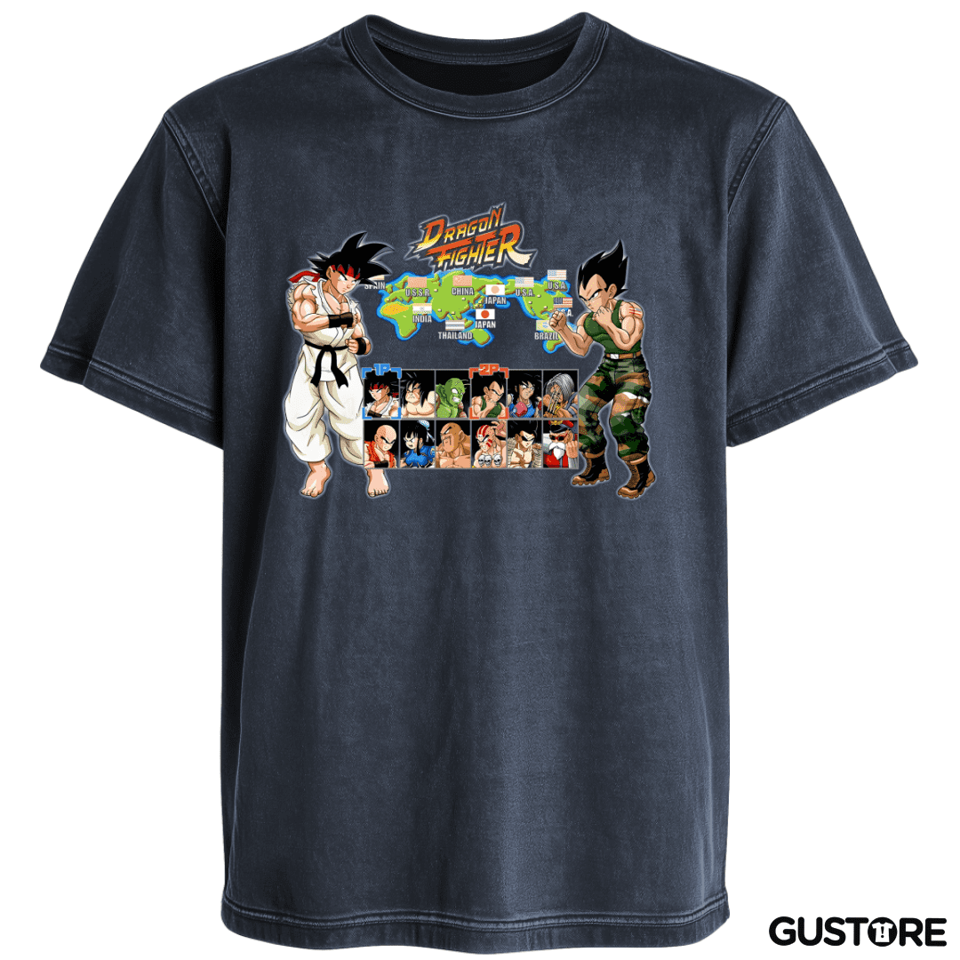 Polera desgastada Dragon Fighter 