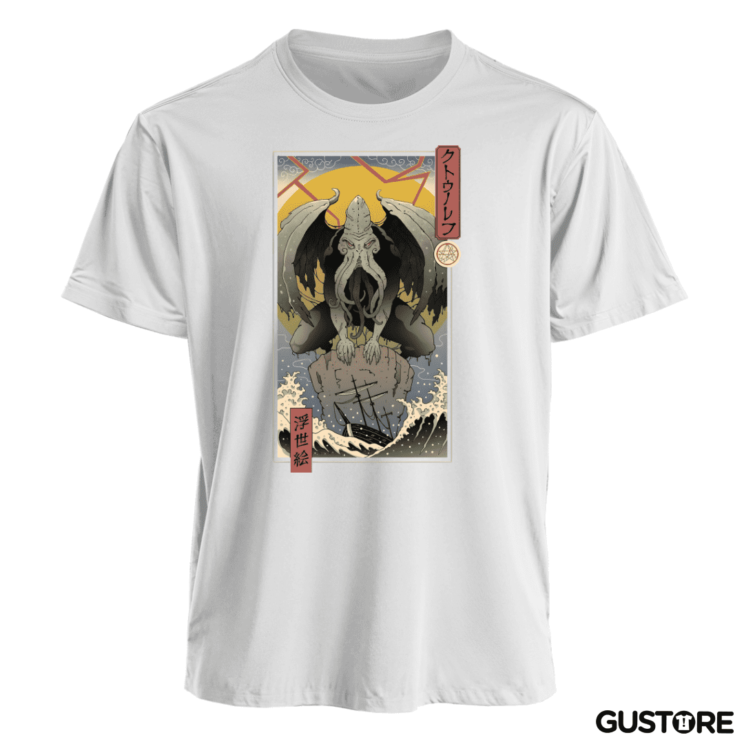 Polera Cthulhu Ukiyo-e