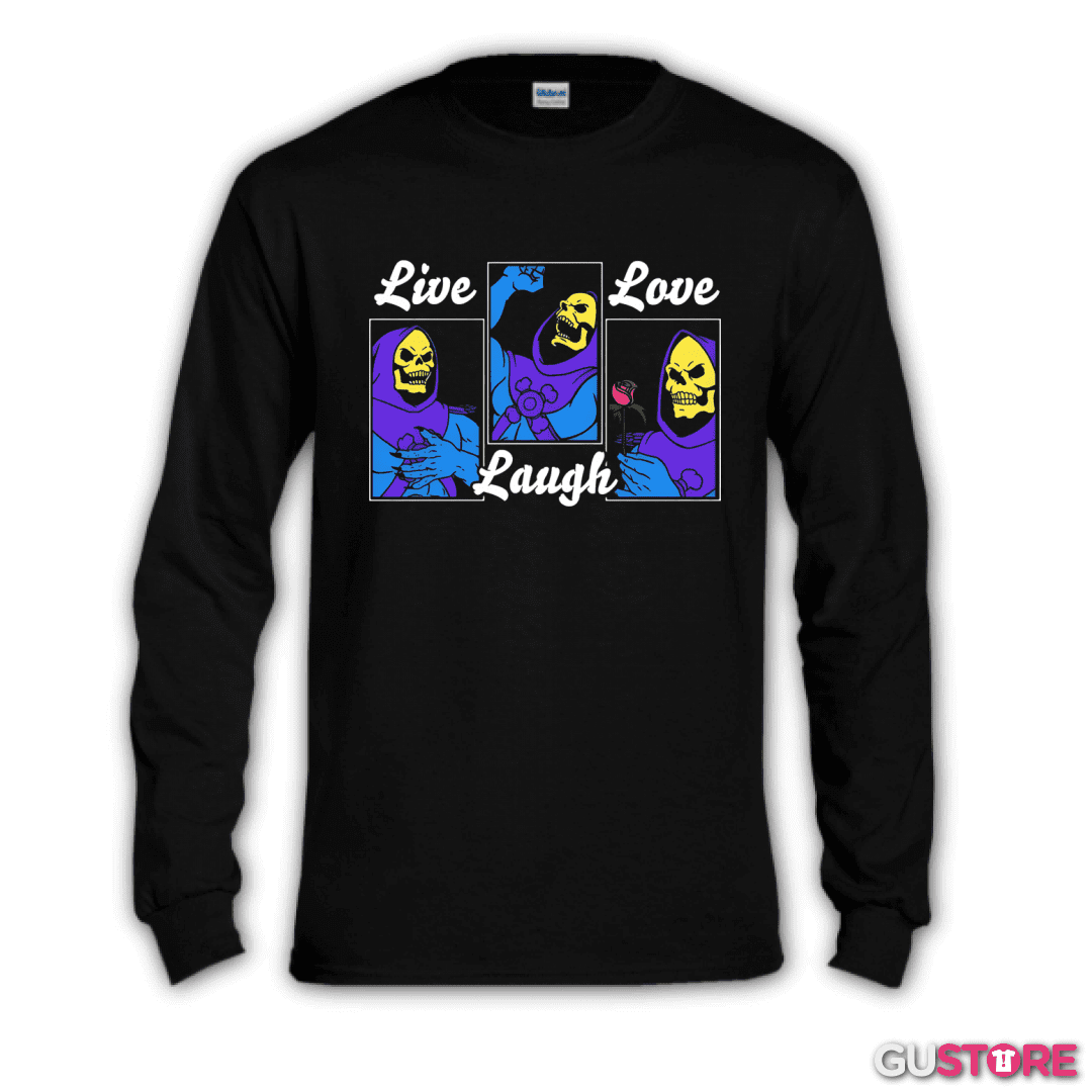 Polera manga larga Live Laugh Love