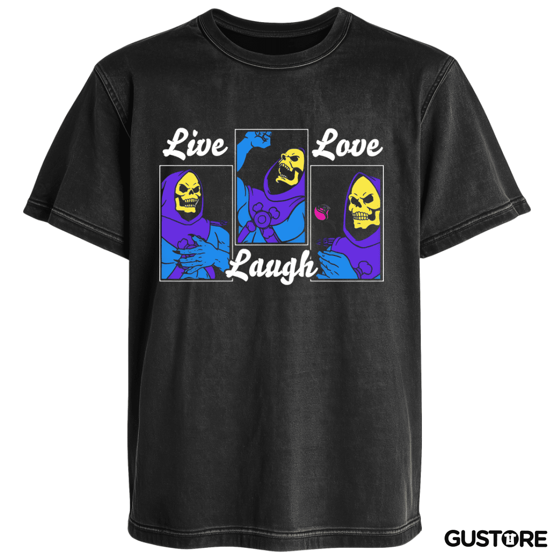 Polera desgastada Live Laugh Love