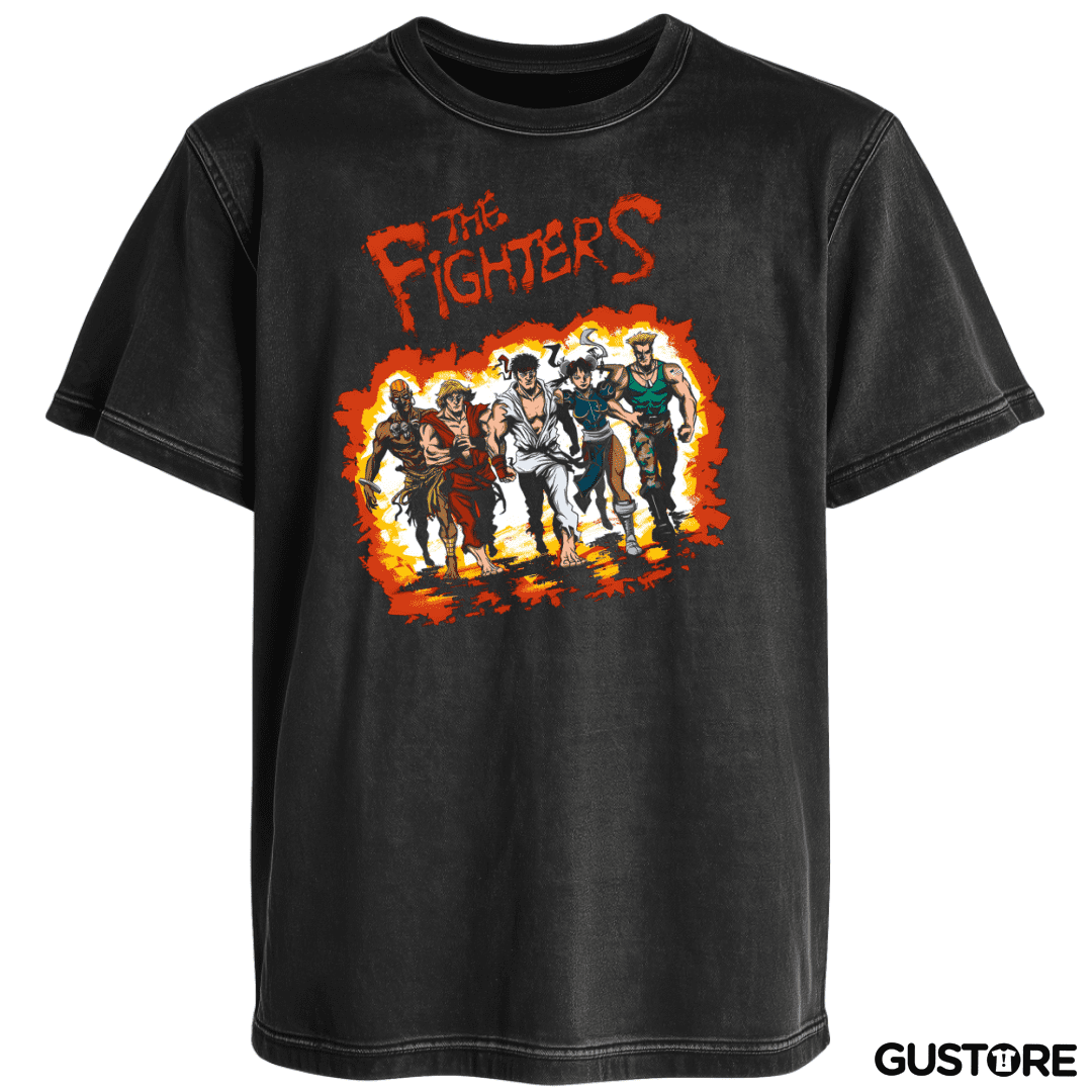 Polera desgastada The Fighters