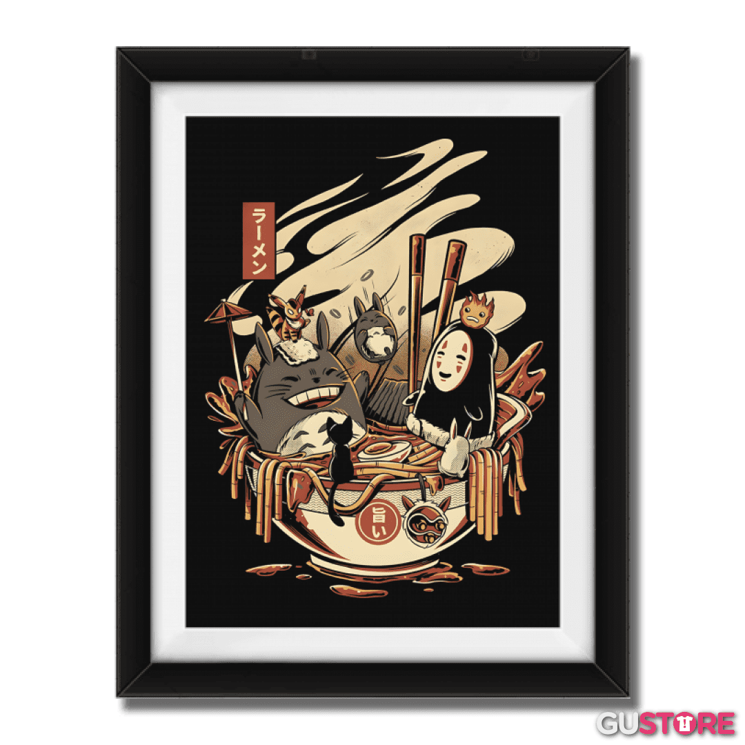 Cuadro decorativo Ghibli Ramen