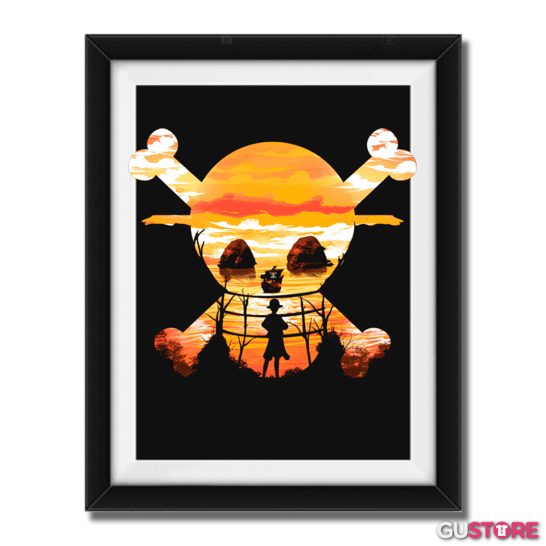 Cuadro decorativo Atardecer Pirata