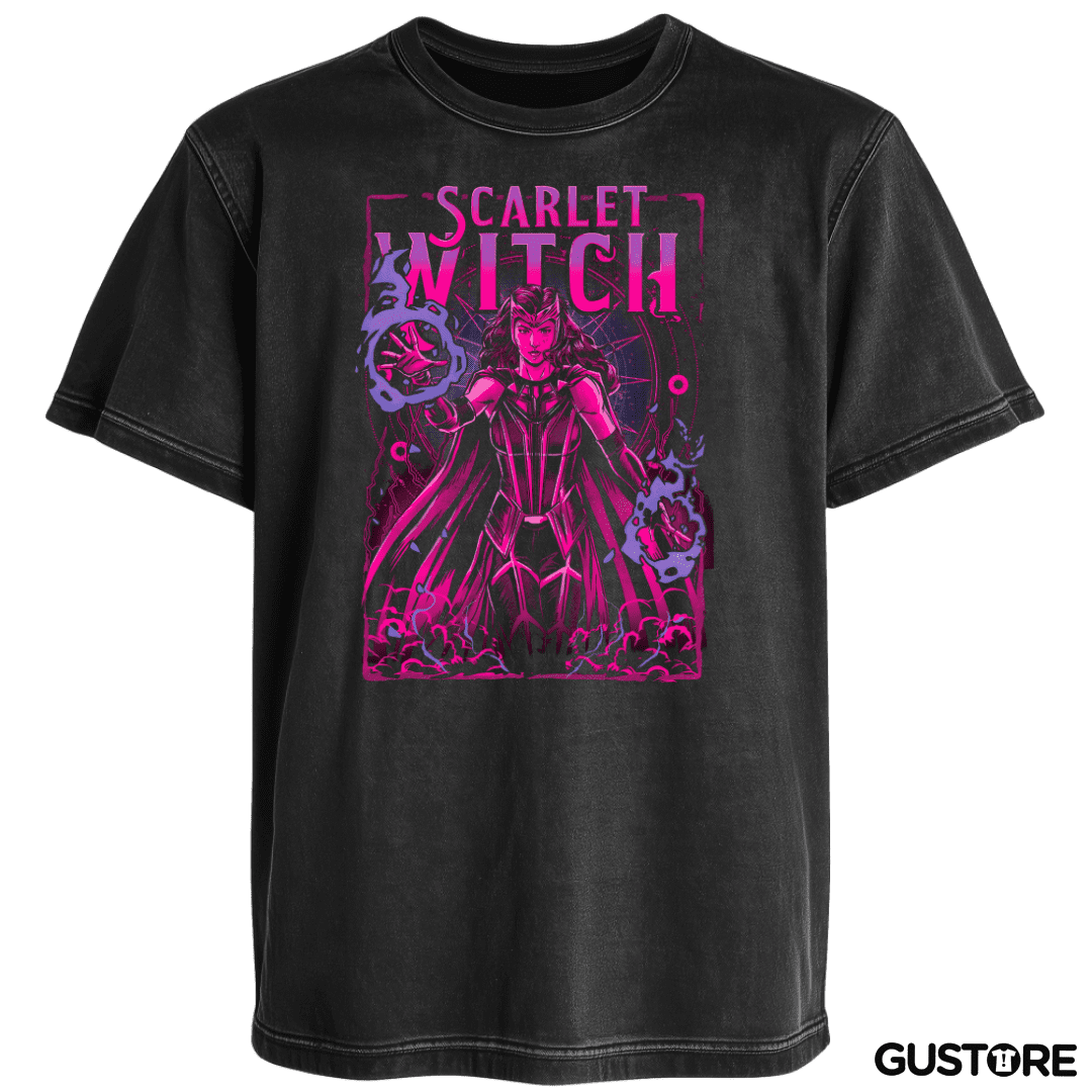 Polera desgastada Scarlet Witch