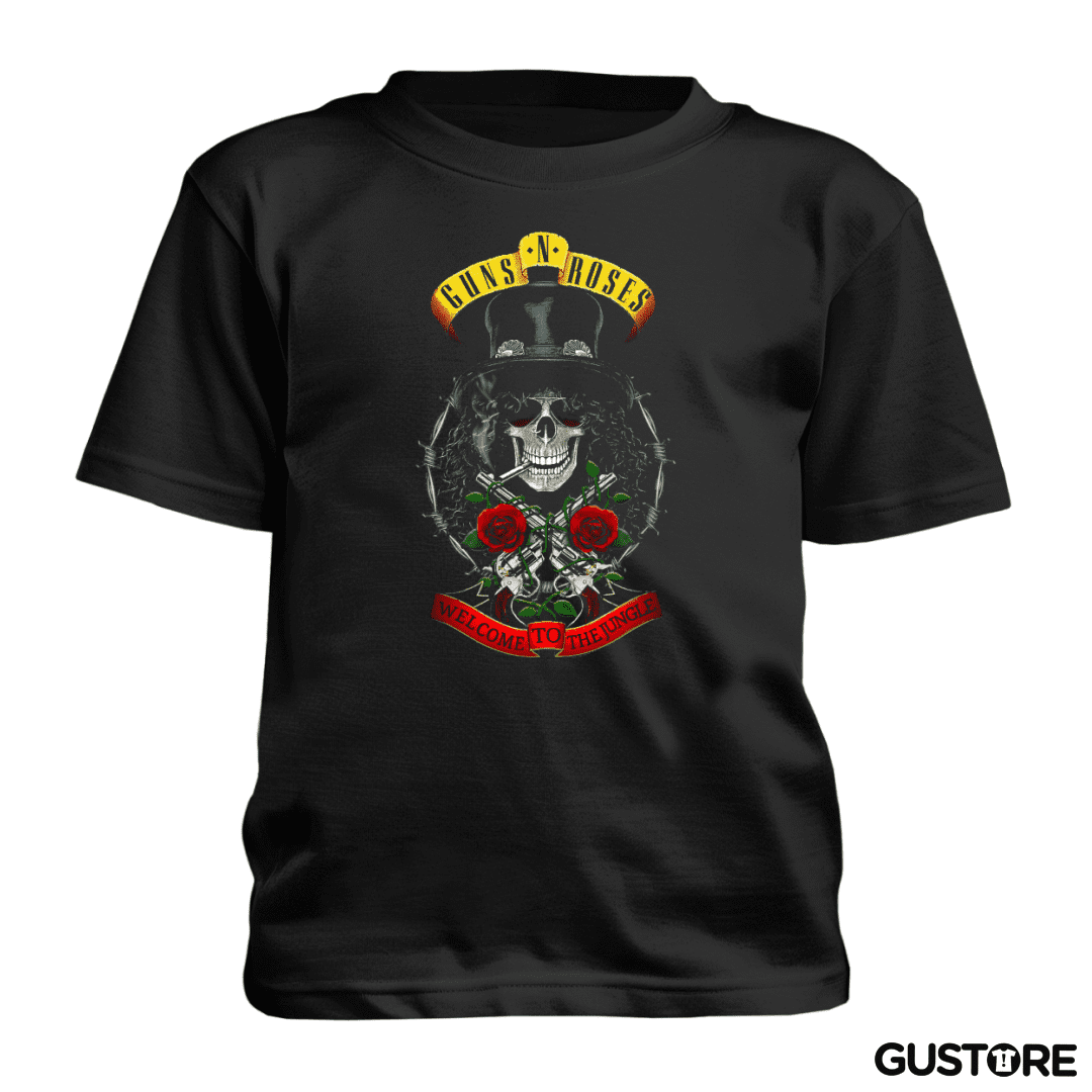 Polera de niño GnR Welcome to the jungle Slash