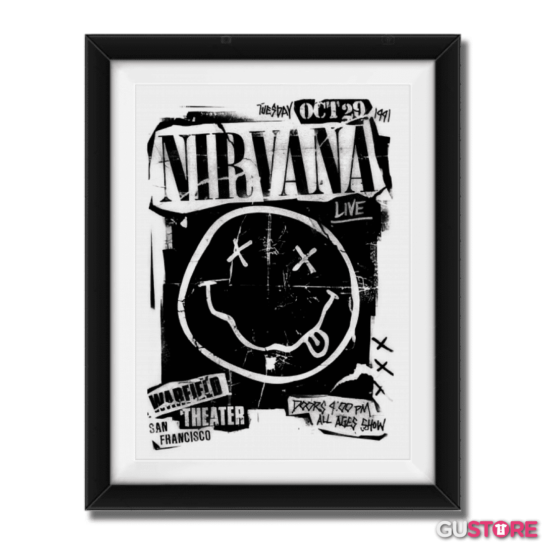 Cuadro decorativo Nirvana Live