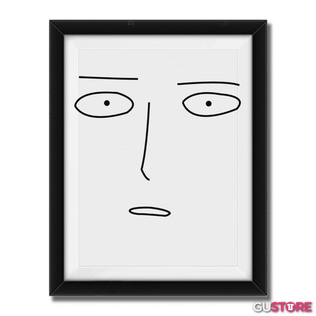 Cuadro decorativo Saitama Face