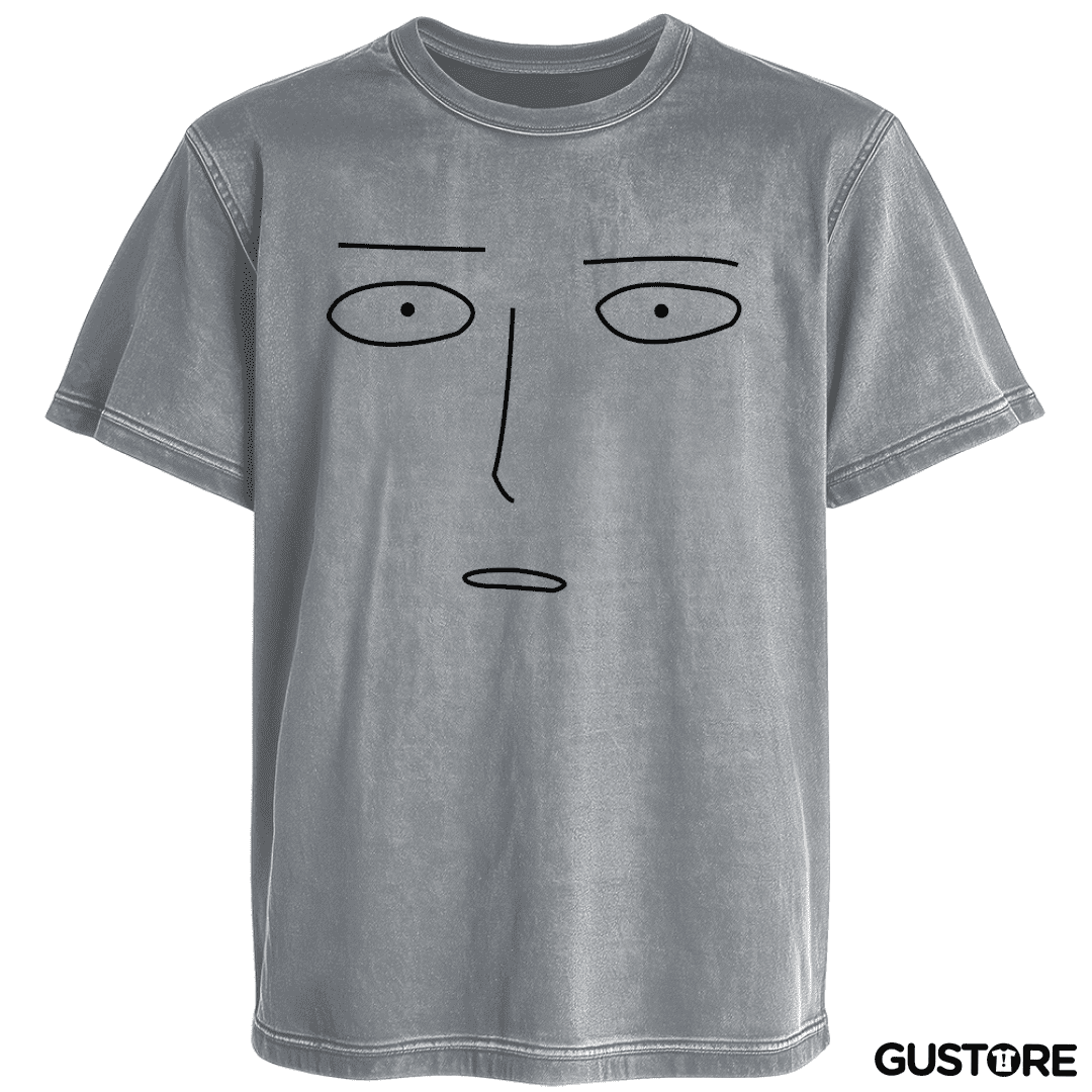 Polera desgastada Saitama Face