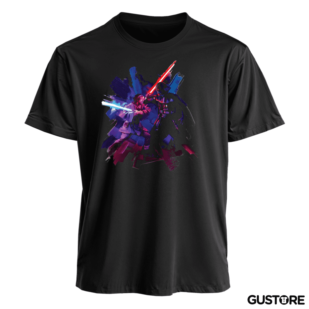 Polera Vader vs Kenobi 