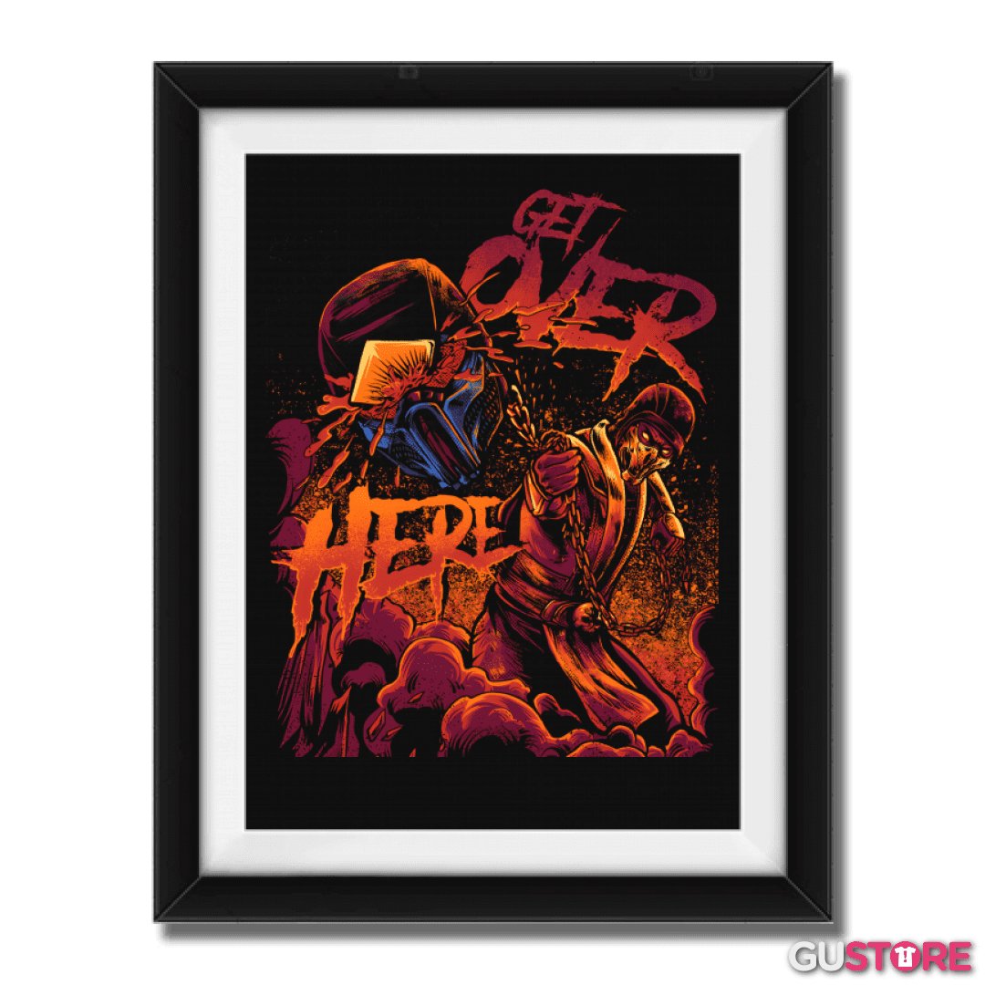 Cuadro decorativo Get Over HERE
