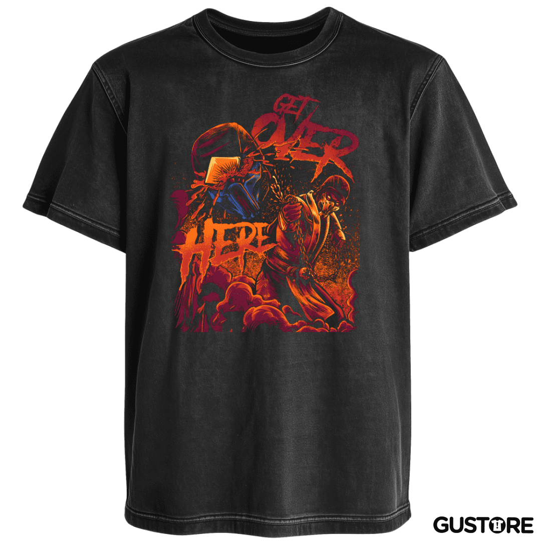 Polera desgastada Get Over HERE