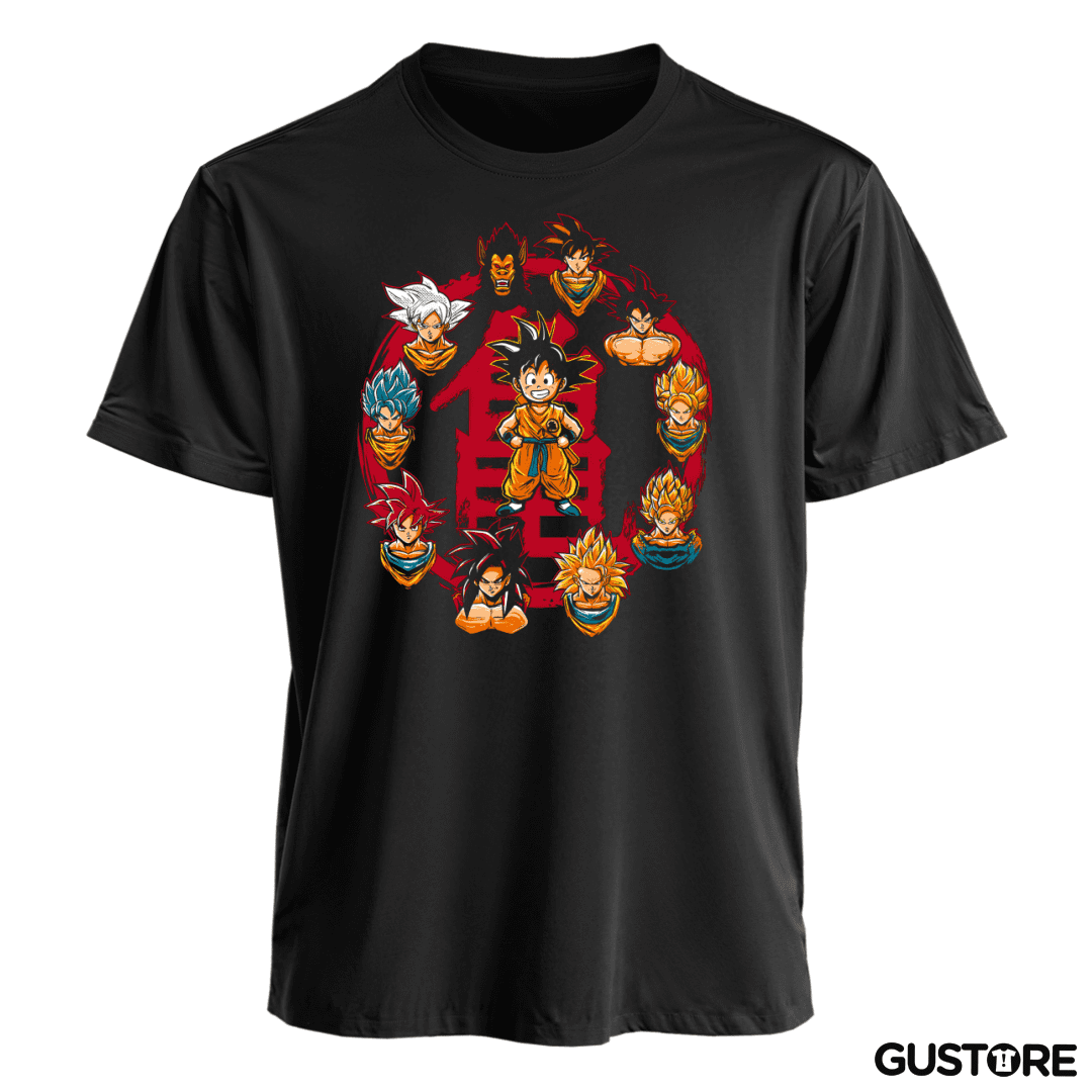 Polera Goku Evolution