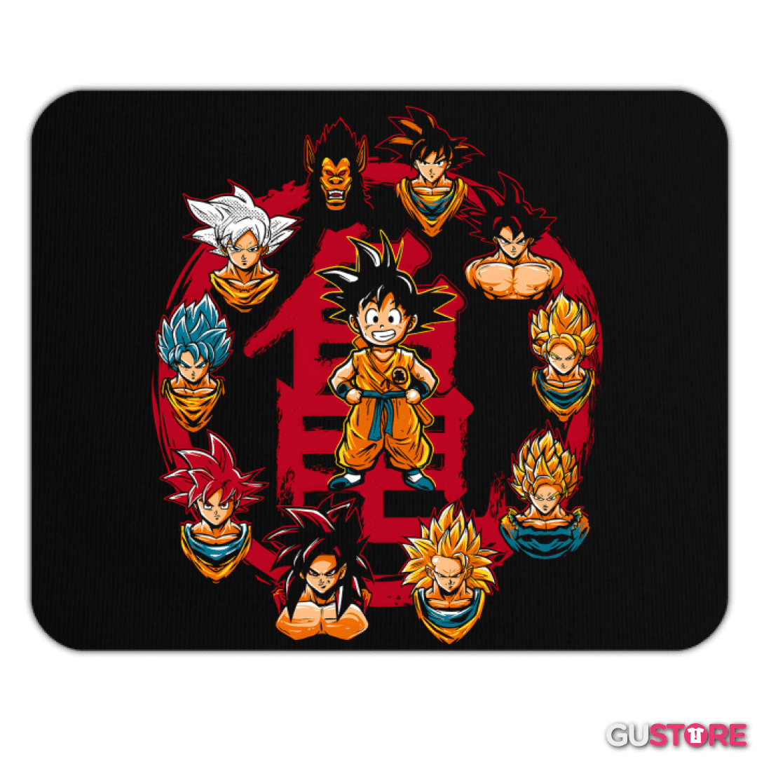 Mousepad Goku Evolution
