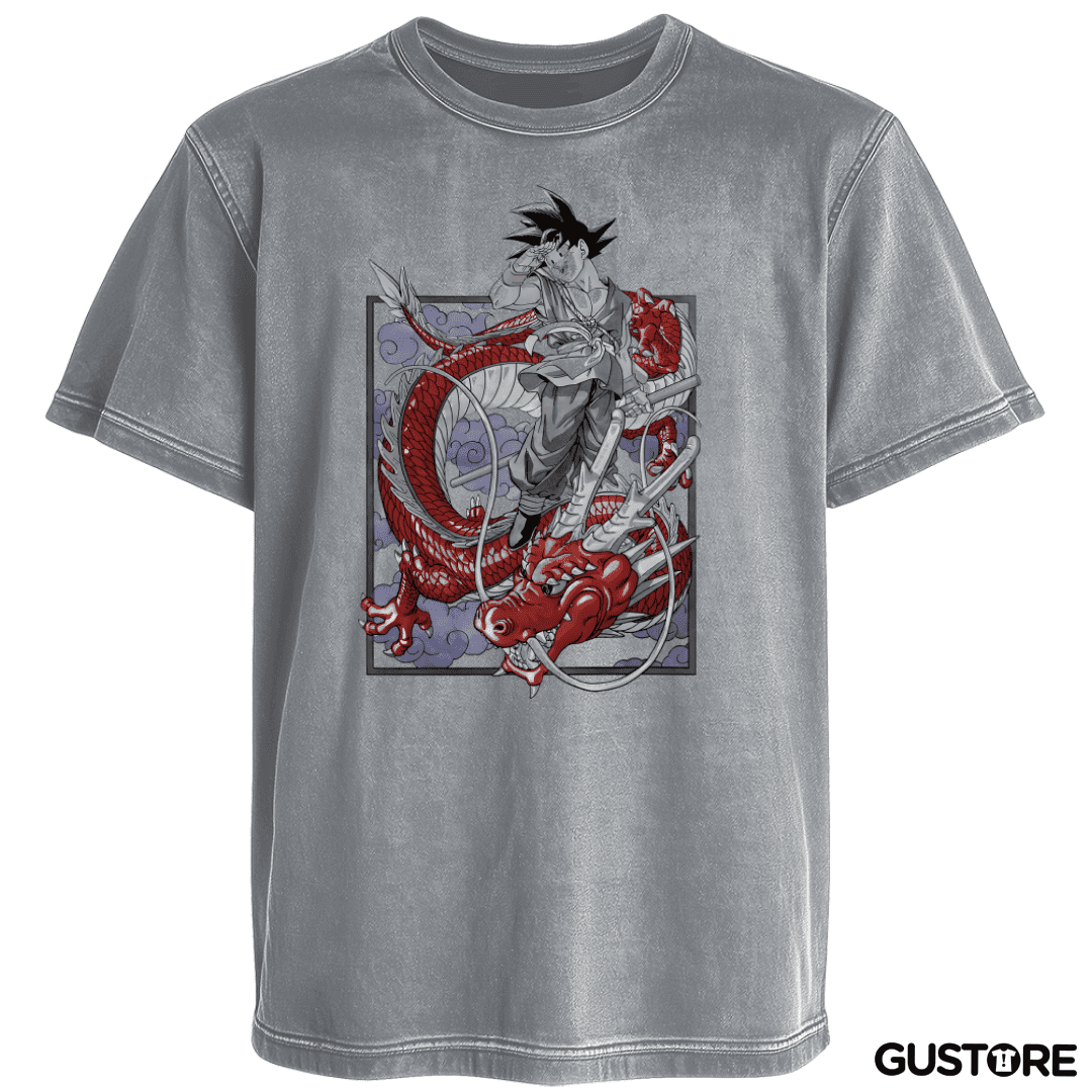 Polera desgastada Goku Shen Long GT