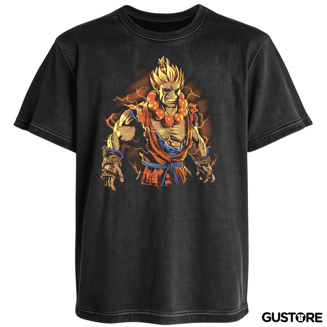 Polera desgastada Gokuma