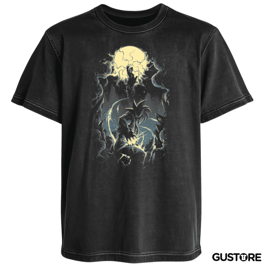 Polera desgastada Combate Saiyan Definitivo