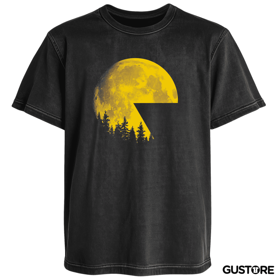 Polera desgastada Pac Moon