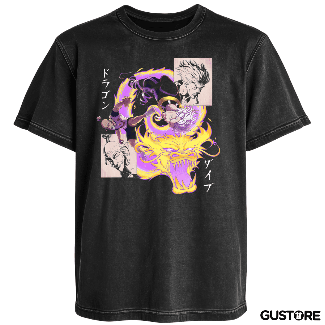 Polera desgastada Zeno vs Netero