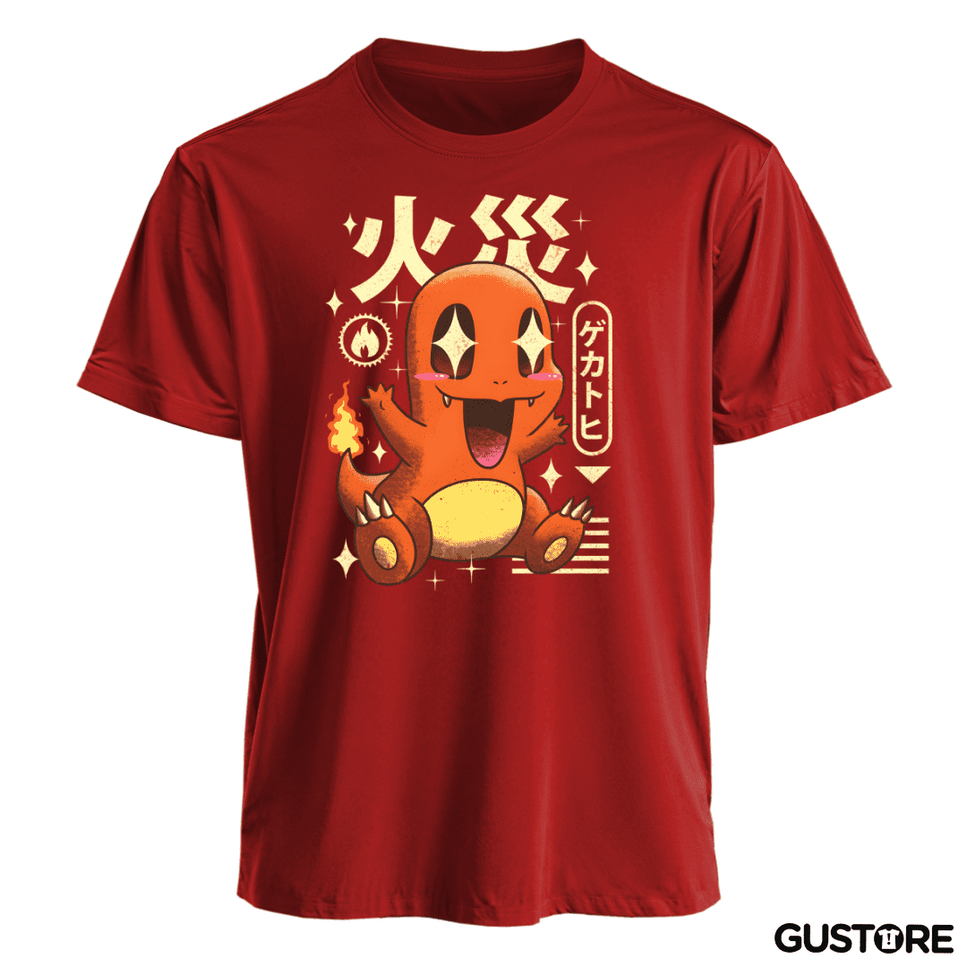 Polera Charmander Kawaii