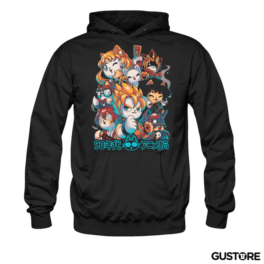 Polerón Canguro Neko Kawaii Anime