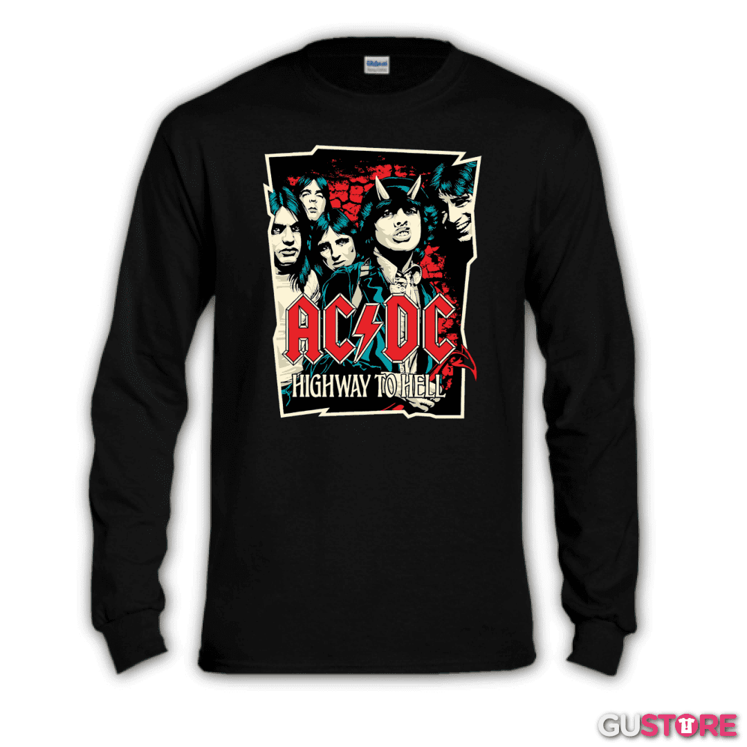 Polera manga larga Highway to hell