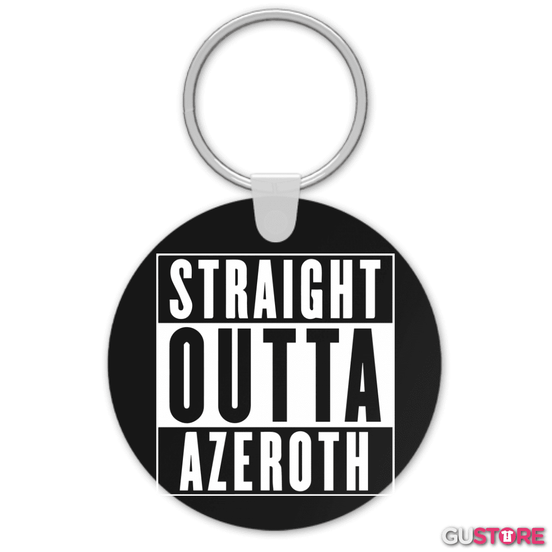 Llavero Straight outta azeroth