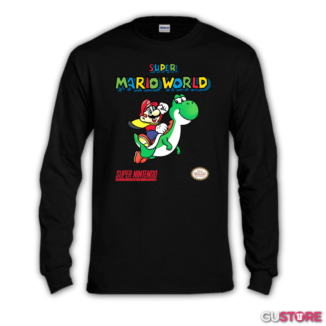 Polera manga larga Super Bigote World